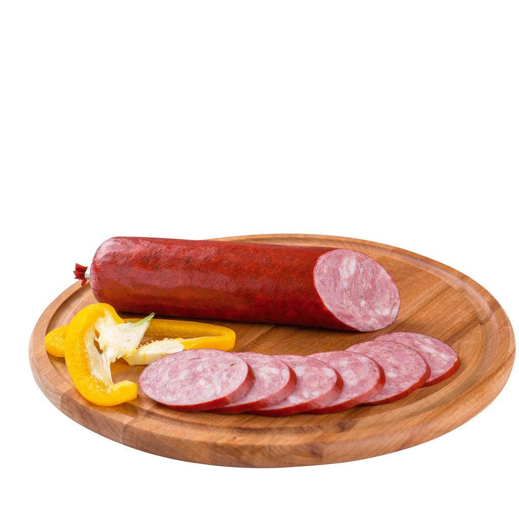 Tri Porosenka “Krakowskaja Osobaja” – saucisse cuite type Kraków, grossière, fumée