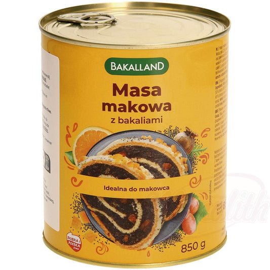 OURS MARKET Bakalland Préparation au pavot – raisins secs et écorces d’orange confites