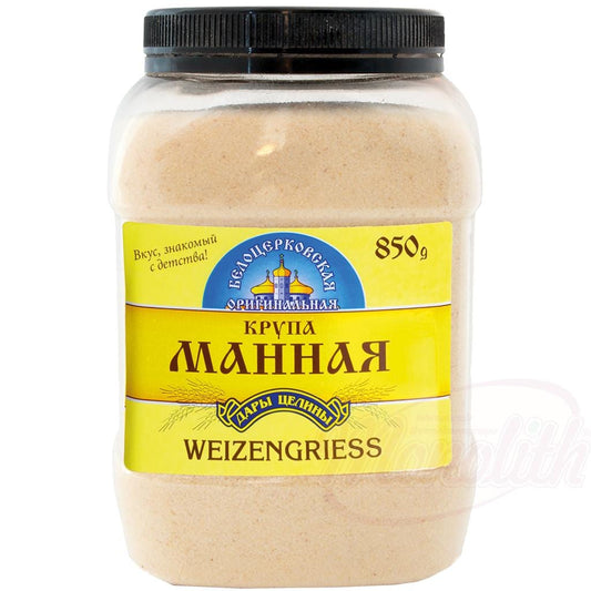 OURS MARKET Belozerkowskaja Semoule de blé – semoule fine pour desserts & kasha