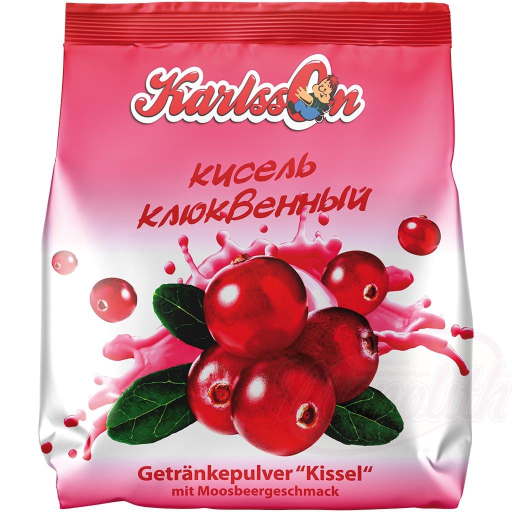 OURS MARKET Boisson en poudre "Kissel" au goût de canneberge