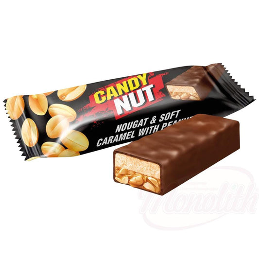 OURS MARKET Candy Nut – Barre Nougat Caramel Cacahuètes