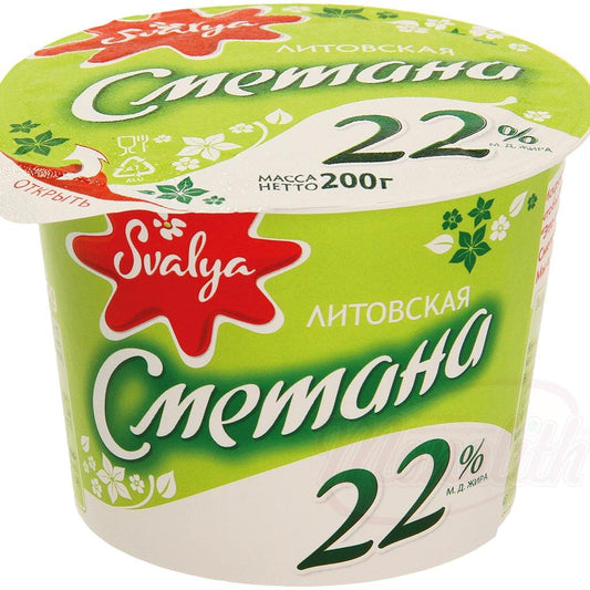 OURS MARKET Crème aigre 22% de matières grasses