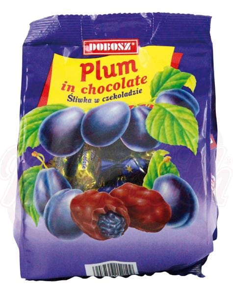 OURS MARKET DOBOSZ Pruneau enrobé de chocolat "Sliwka w czekoladzie" – spécialité polonaise aux pruneaux