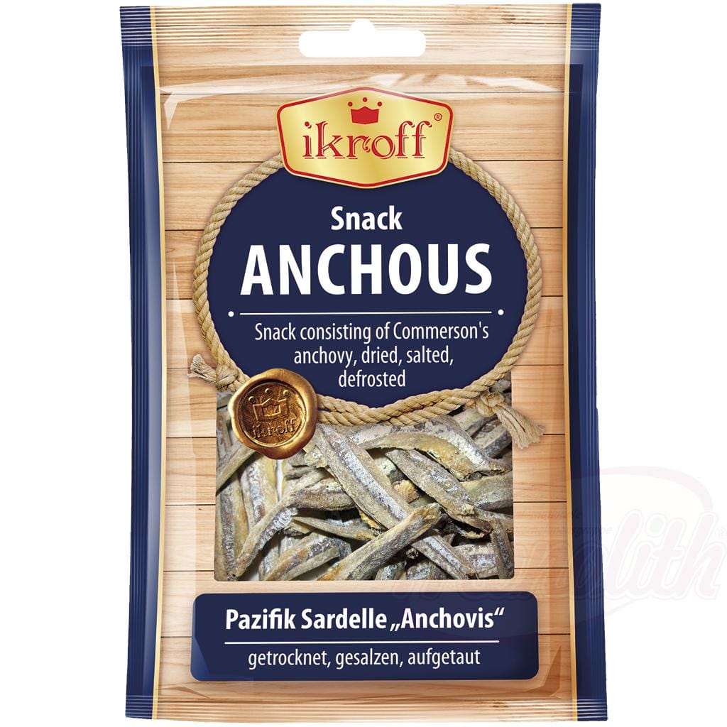OURS MARKET IKROFF Anchois du Pacifique – séchés & salés