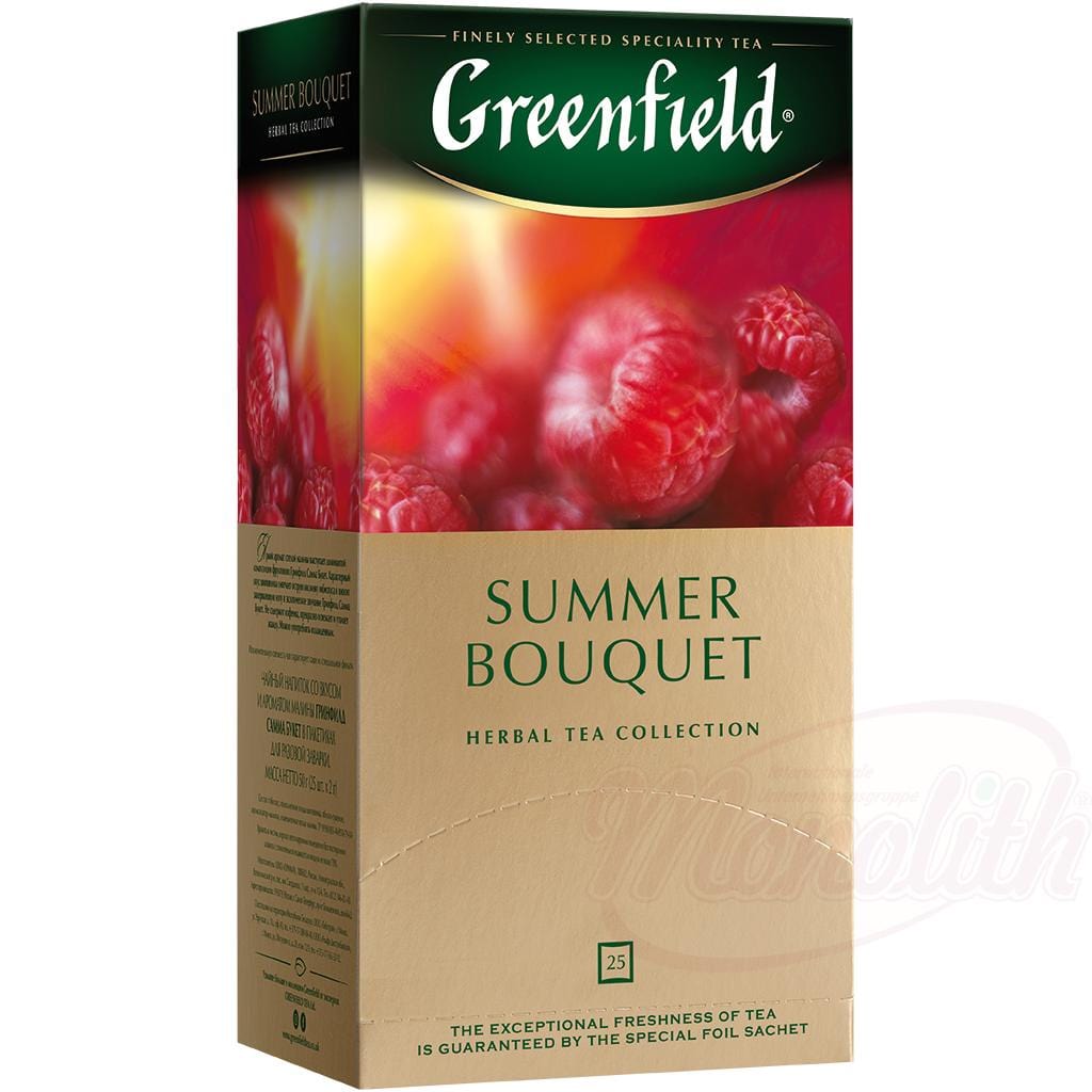 OURS MARKET Infusion de fruits, aromatisée - "Summer Bouquet" 25 x 2g