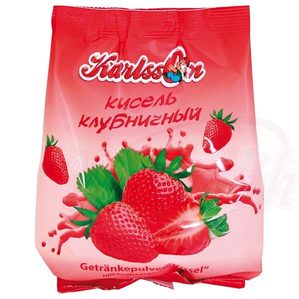 OURS MARKET Karlsson Kissel fraise – poudre pour boisson gélifiée, douceur fruitée