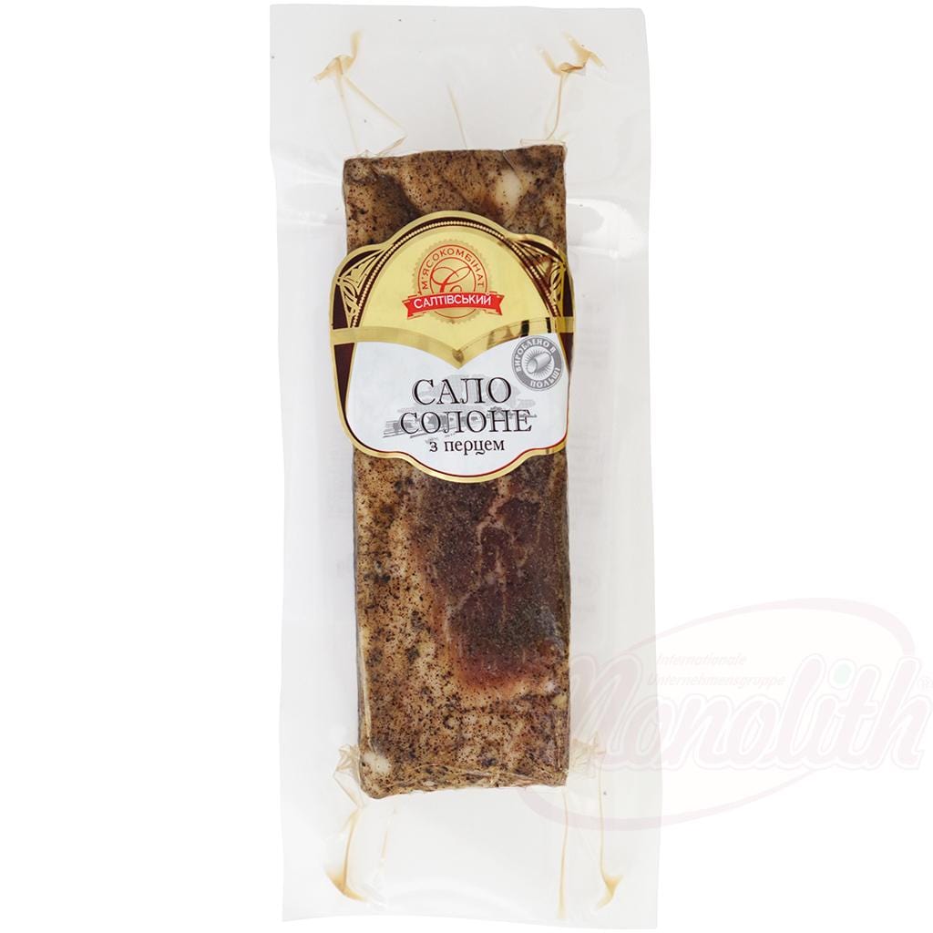 OURS MARKET Lard de porc à l’ukrainienne au poivre noire