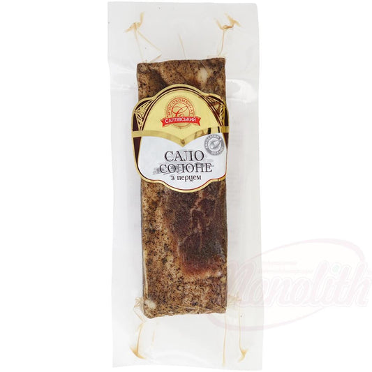 OURS MARKET Lard de porc à l’ukrainienne au poivre noire