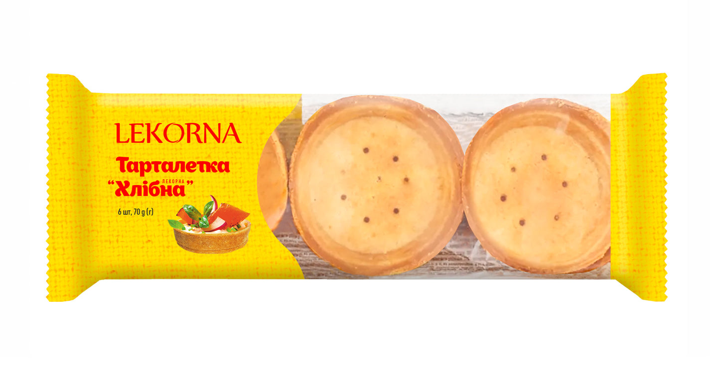 OURS MARKET LEKORNA Tartelettes de pâte feuilletée – mini-fonds croustillants prêts à garnir 70 g