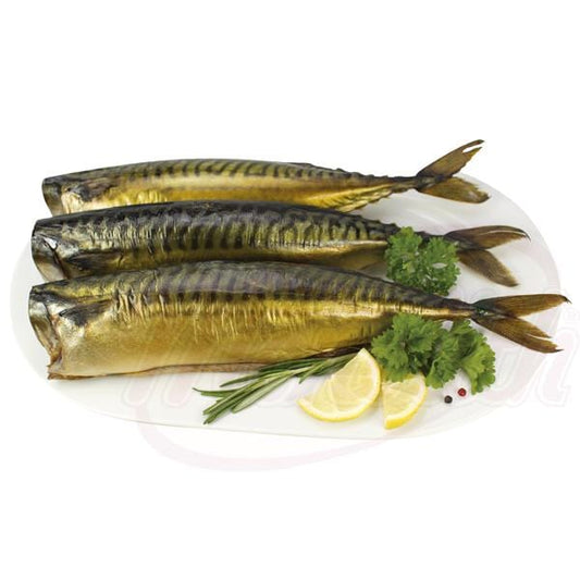 OURS MARKET M.de Groot Maquereau salé, fumé à froid – éviscéré, vendu au poids