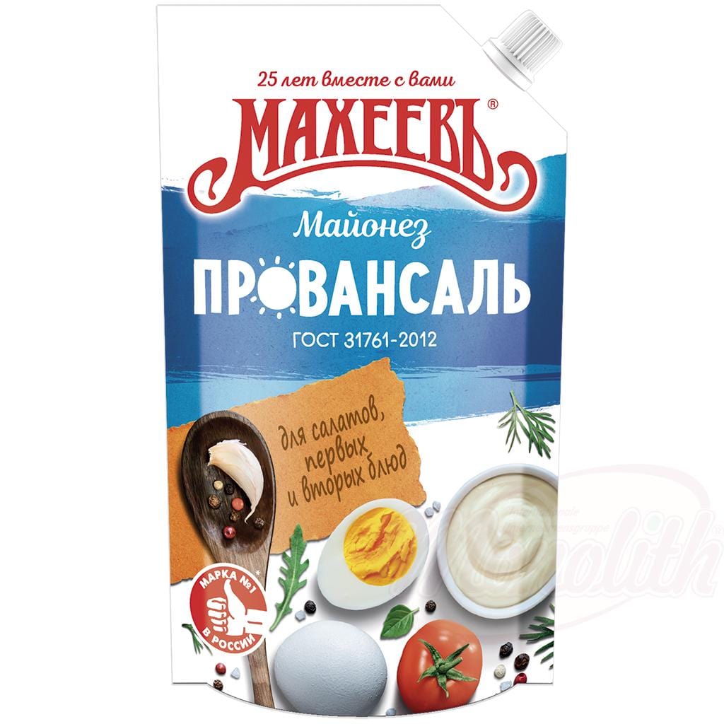 OURS MARKET Macheev Mayonnaise "Provençale Blanche" – recette classique, édulcorée à la saccharine