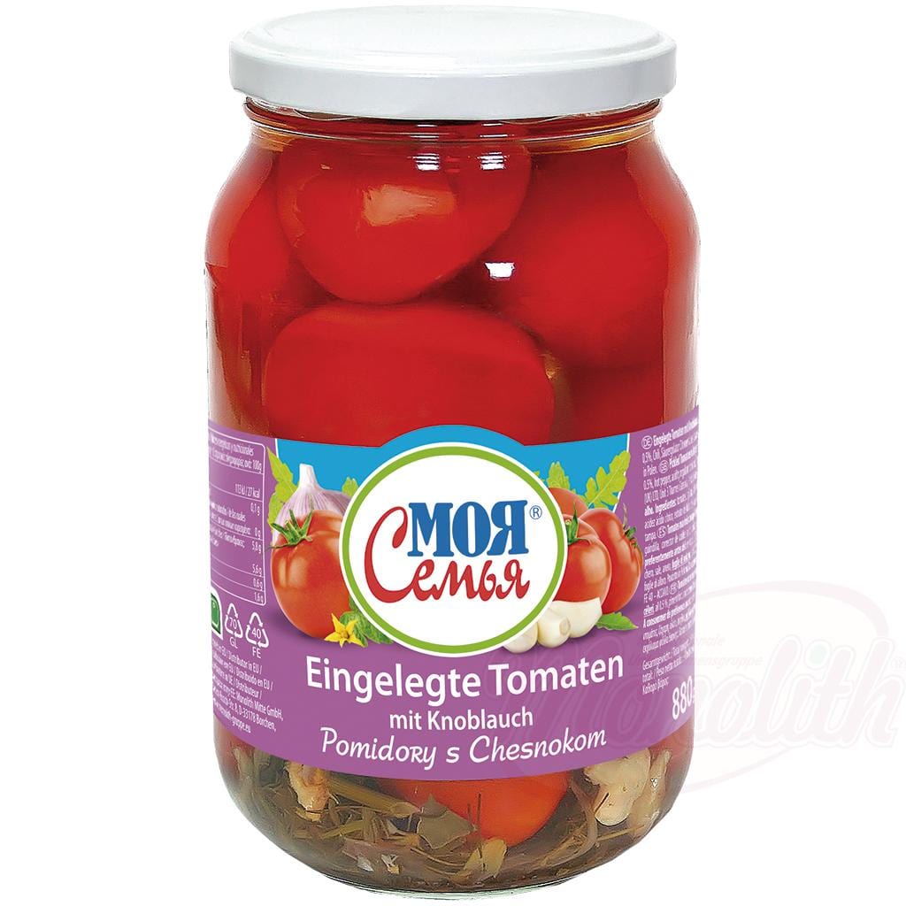 OURS MARKET MOJA SEMJA Tomates marinées à l’ail – aneth & pointe de piment