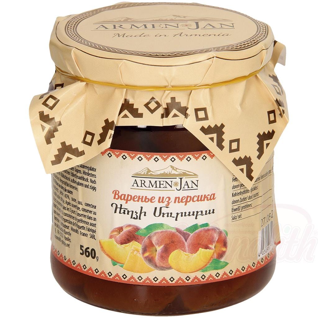 OURS MARKET Morceaux de pêche dans du sirop de sucre