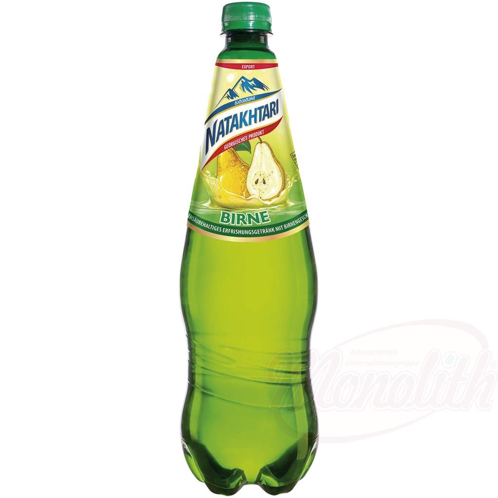 OURS MARKET NATAKHTARI Boisson gazeuse à la poire – limonade géorgienne, douce et fruitée