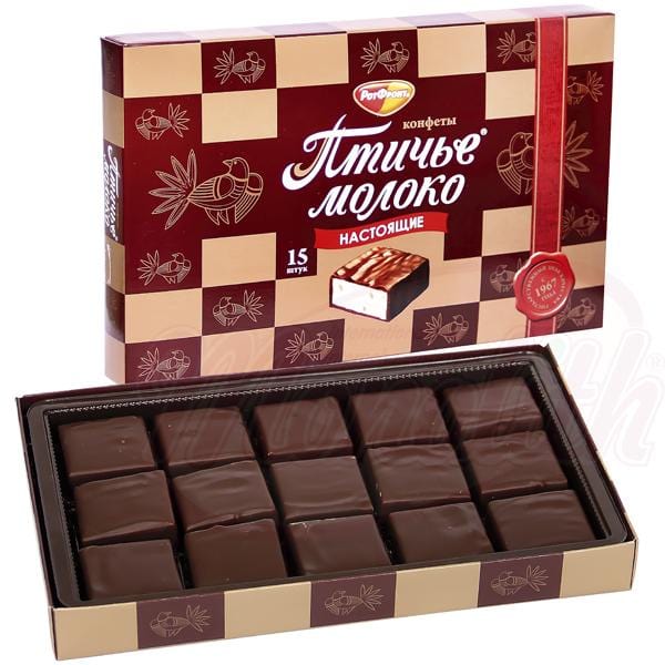 OURS MARKET Rot Front — Lait d’oiseau avec guimauves crème-vanille, glaçage cacao