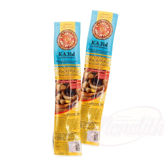 OURS MARKET Saucisse de cheval "Kazi" marinée avec une grosse couche de graisse, surgelée