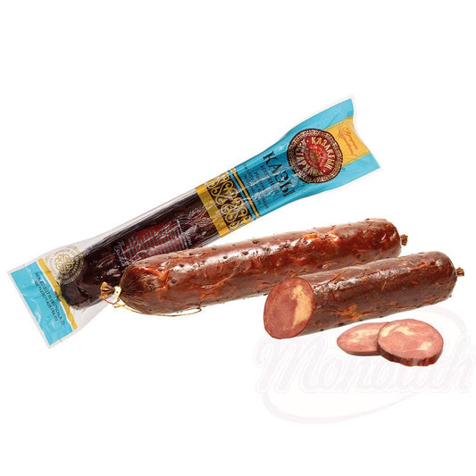 OURS MARKET Saucisse fumé de cheval "Kazy koptschonyj"