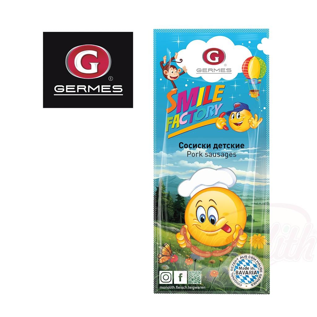 OURS MARKET Saucisses "Sosiski detskie" de type particulier avec eau potable et fécule de pomme de terre