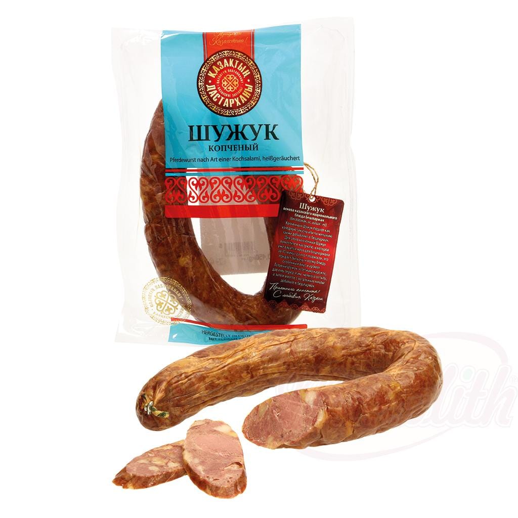 OURS MARKET Saucisson de cheval fumé "Sudzhuk koptschonyj"