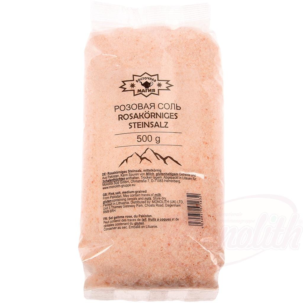 OURS MARKET Sel gemme à grain rose, grain moyen