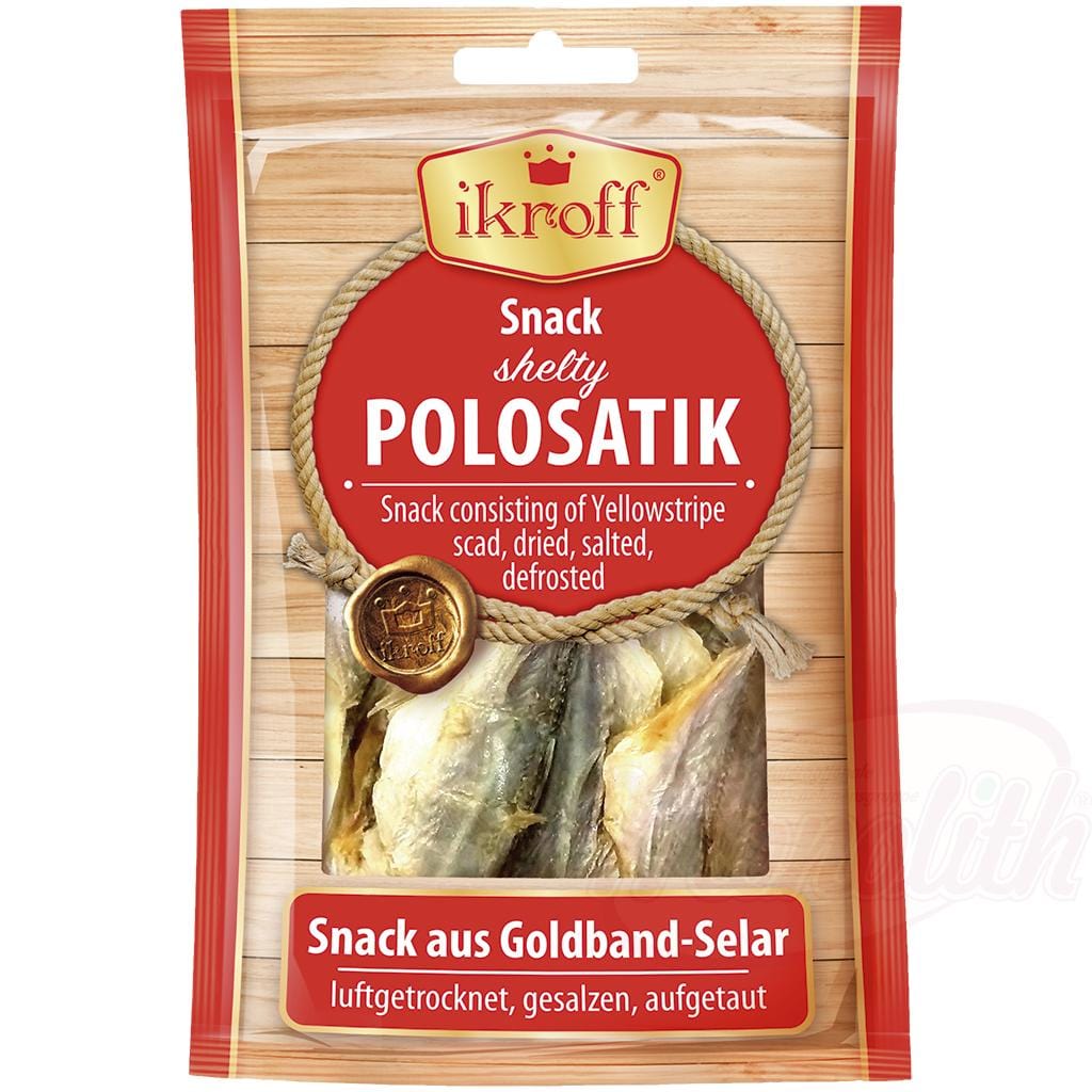 OURS MARKET Snack de sélar à bande dorée (Selaroides leptolepis), séché à lair et salé, décongelé