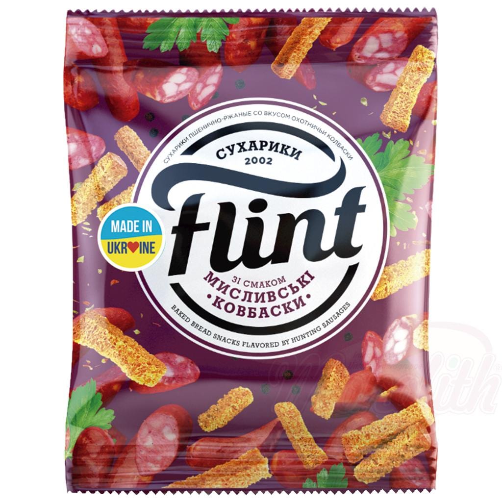 OURS MARKET Snacks au pain de blé et de seigle au goût de saucisse