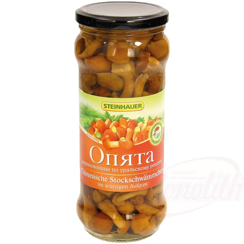 OURS MARKET Steinhauer Champignons nameko "Opjata" – marinade épicée, ail & épices