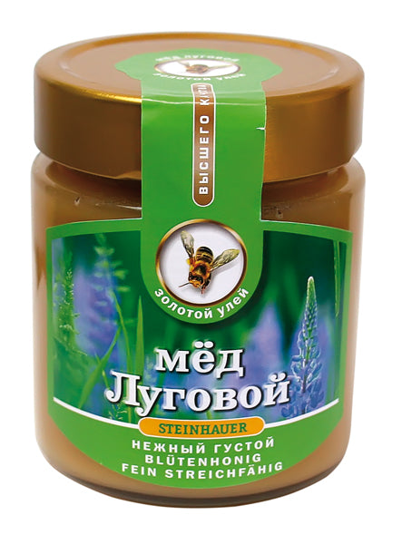 OURS MARKET Steinhauer Lugowoj – miel des prés fin et facile à tartiner 500 g