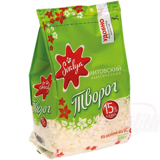 OURS MARKET Svalya Fromage frais en grains – 15 % MG, grains fondants