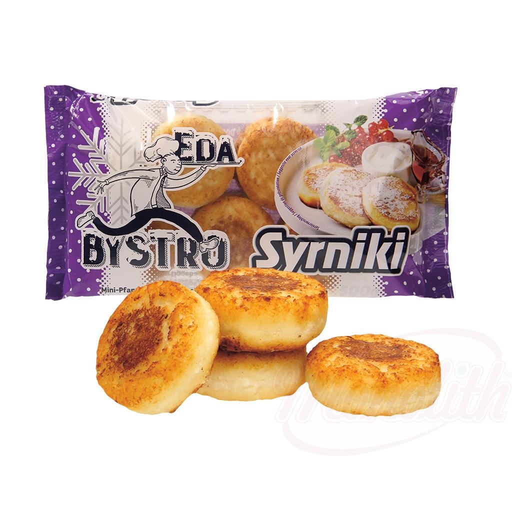 OURS MARKET Syrniki Mini-crêpes au fromage frais – cuites, surgelées