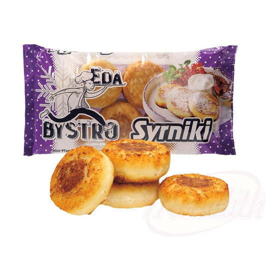 OURS MARKET Syrniki Mini-crêpes au fromage frais – cuites, surgelées