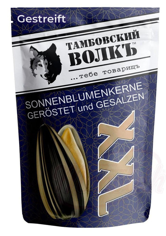 OURS MARKET Tambovskij Volk Graines de tournesol rayées en coque – grillées et salées