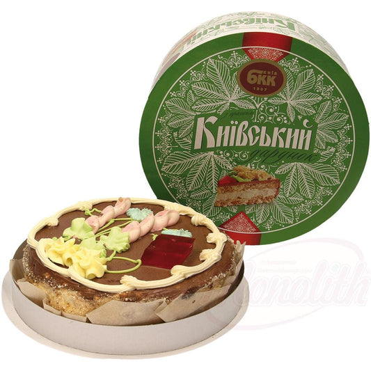 OURS MARKET Tarte "Kievskij" aux cacahuètes, surgelée