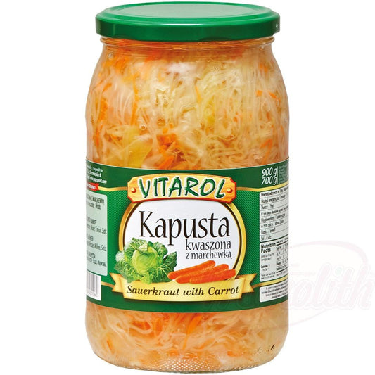 OURS MARKET VITAROL Choucroute aux carottes – croquant naturel, saumure équilibrée