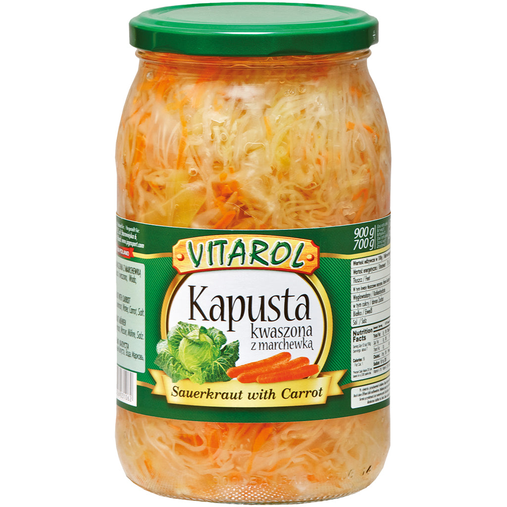 OURS MARKET VITAROL Choucroute aux carottes – croquant naturel, saumure équilibrée