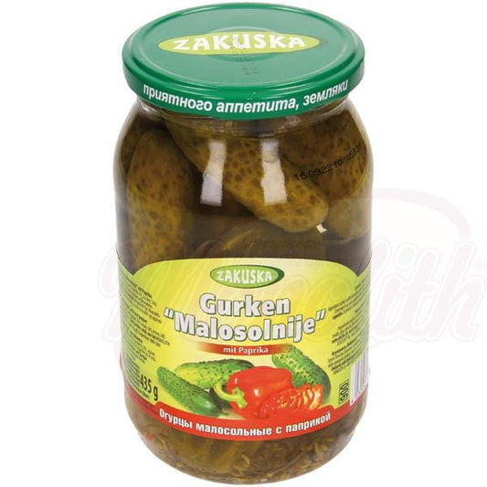 OURS MARKET Zakuska Concombres "Malosolnije" au paprika – paprika doux & aneth, marinade au vinaigre
