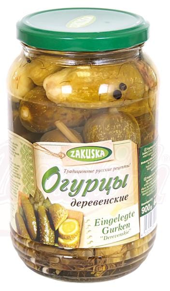 OURS MARKET Zakuska Concombres marinés "Derevenskie" – style village, aneth & laurier