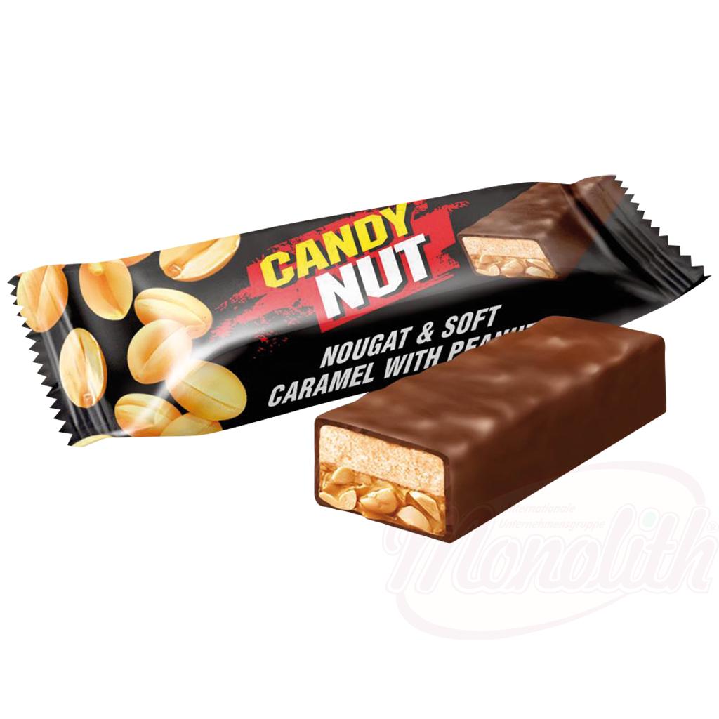 Candy Nut – Barre Nougat Caramel Cacahuètes