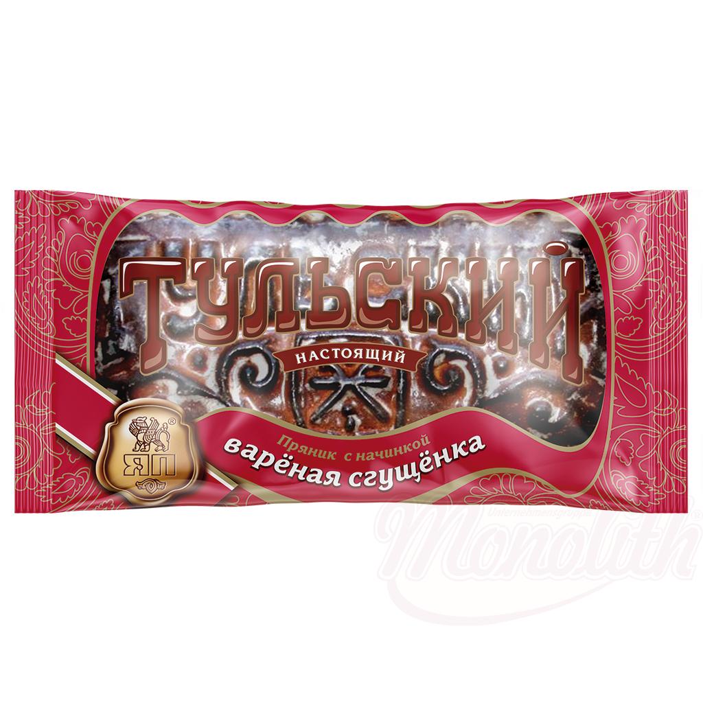 Viennoiseries "Tulskij Prjanik" fourrées de crème au goût de lait concentré sucré caramélisé - OURS MARKET