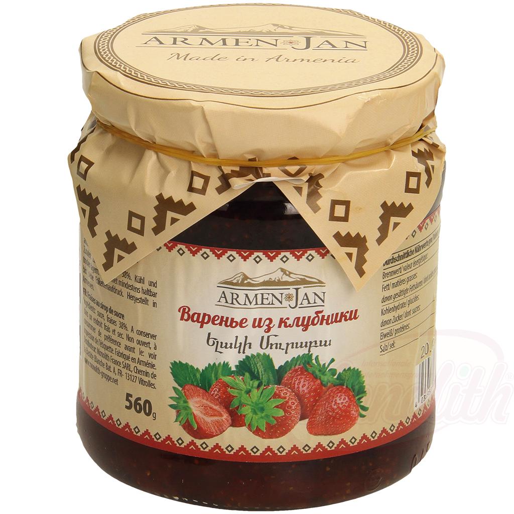 Fraises au sirop de sucre