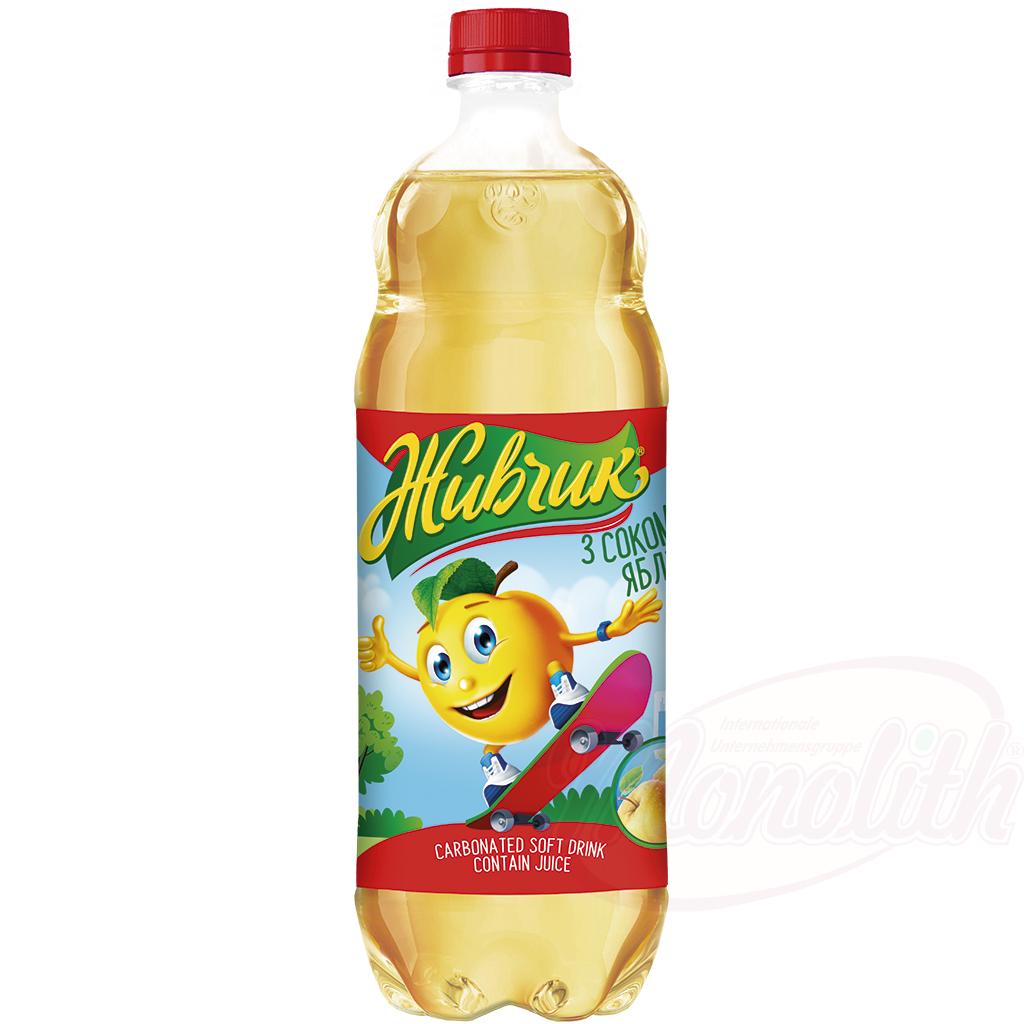 "ZHIVCHIK" Boisson rafraîchissante gazeuse au goût de pomme - OURS MARKET