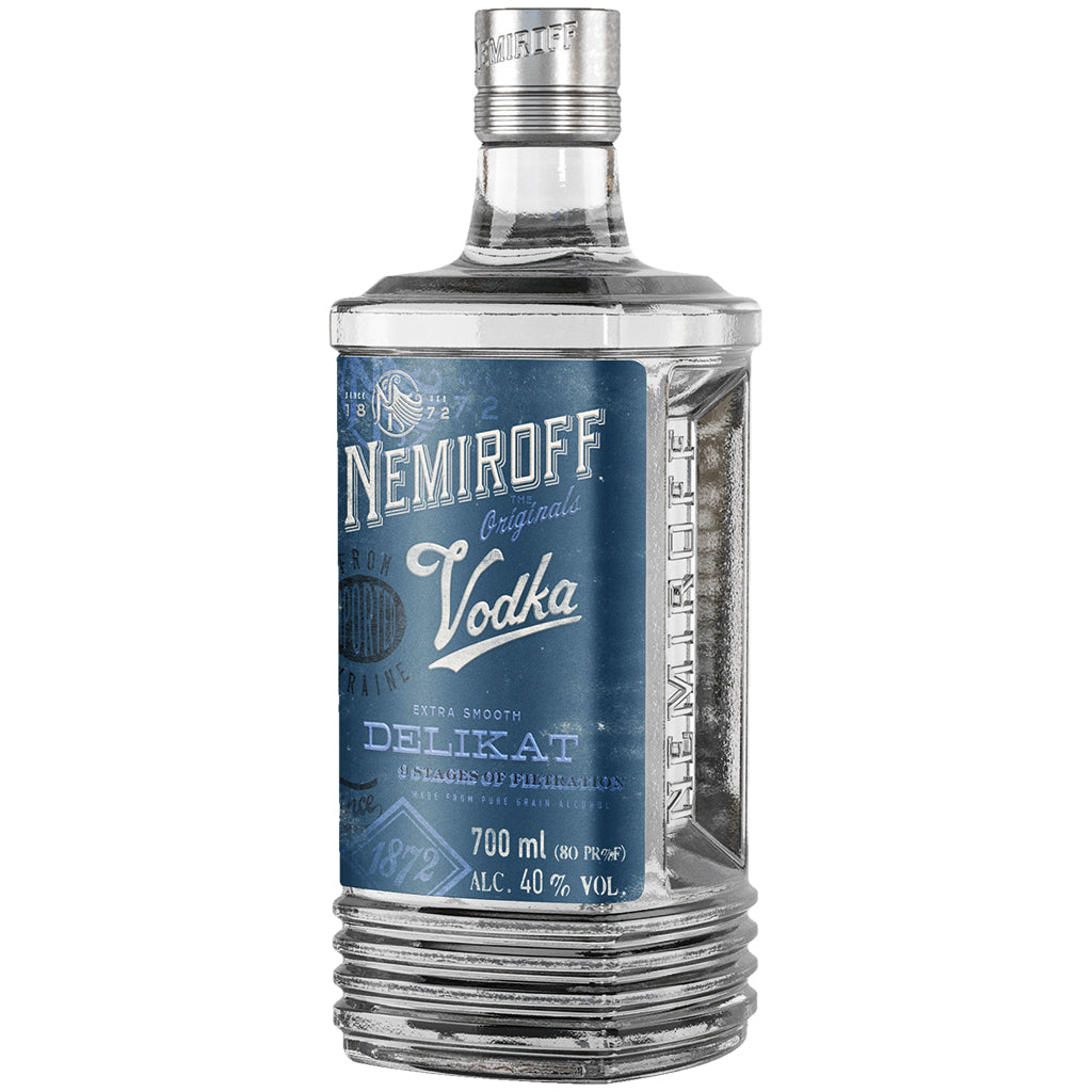 Nemiroff Délicat Vodka 40% – vodka ukrainienne douce, finale propre