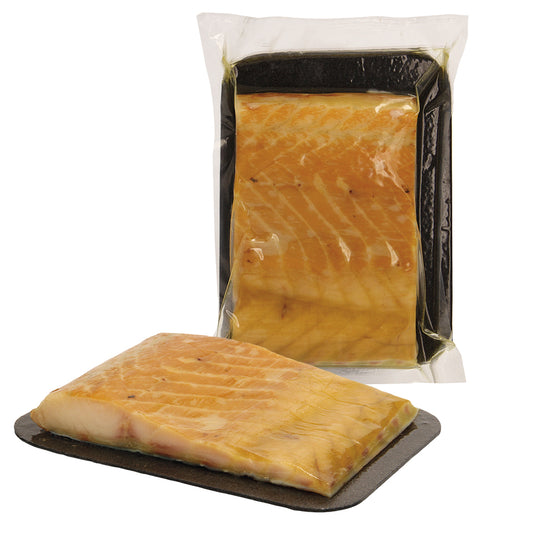 IKROFF Filet d’esturgeon sibérien fumé – au bois de hêtre, sous vide 250 g