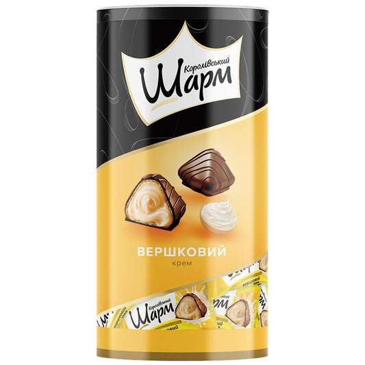 OURS MARKET AVK Korolivsky Sharm – bonbons gaufrés fourrés au lait, enrobage cacao 235 g