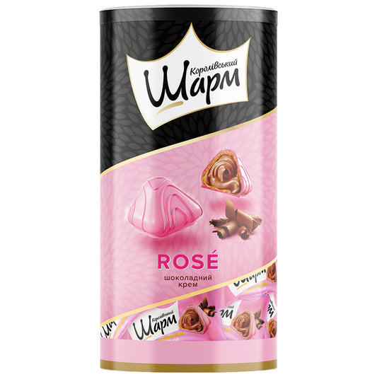 OURS MARKET AVK Korolivsky Sharm – bonbons gaufrés fourrés chocolat, glaçage rose 235 g