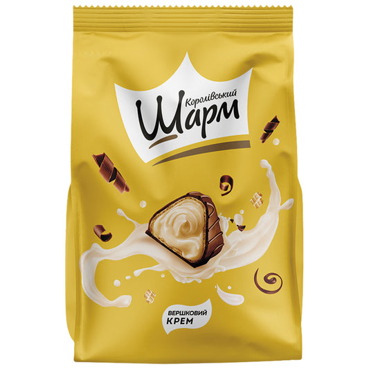 OURS MARKET AVK Korolivsky Sharm – gaufrette fourrée au lait, enrobage cacao