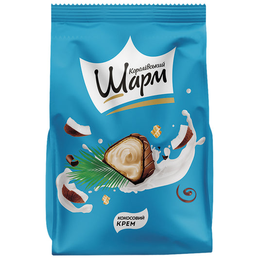 OURS MARKET AVK Korolivsky Sharm – gaufrettes coco enrobées de glaçage cacao