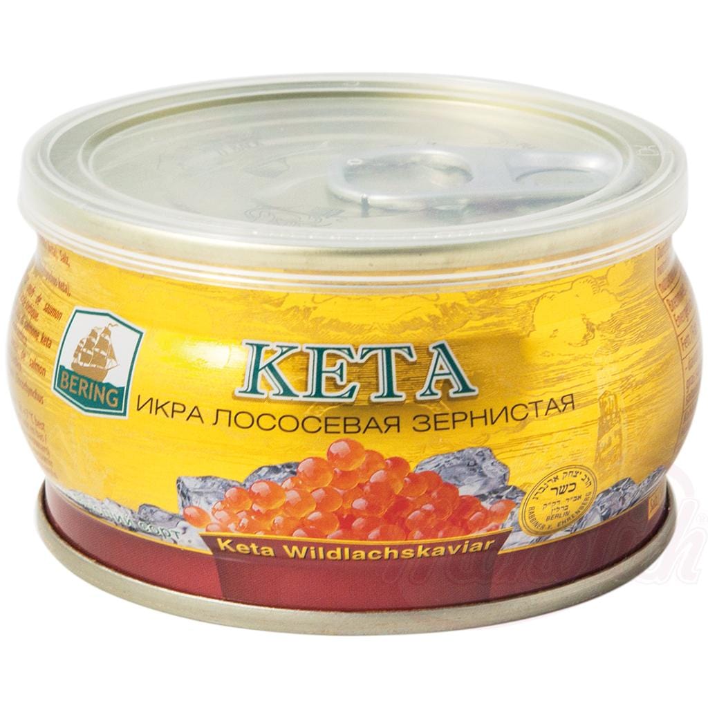 OURS MARKET Bering Caviar de saumon Kéta – sauvage, grain large