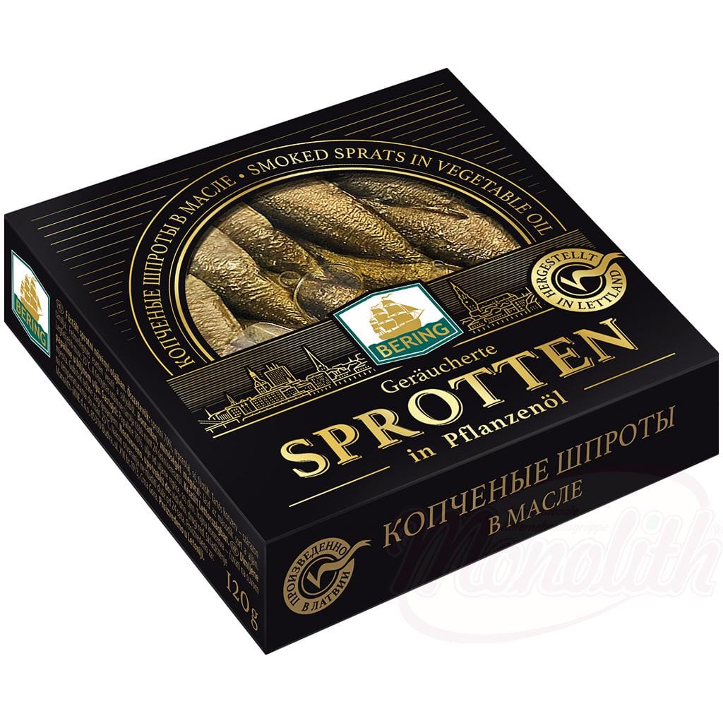 OURS MARKET Bering – Sprats fumés à l’huile végétale