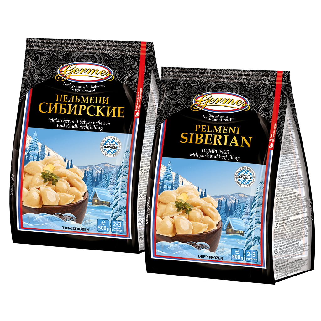 OURS MARKET Germes Pelmeni sibériens – raviolis au porc et bœuf 500 g